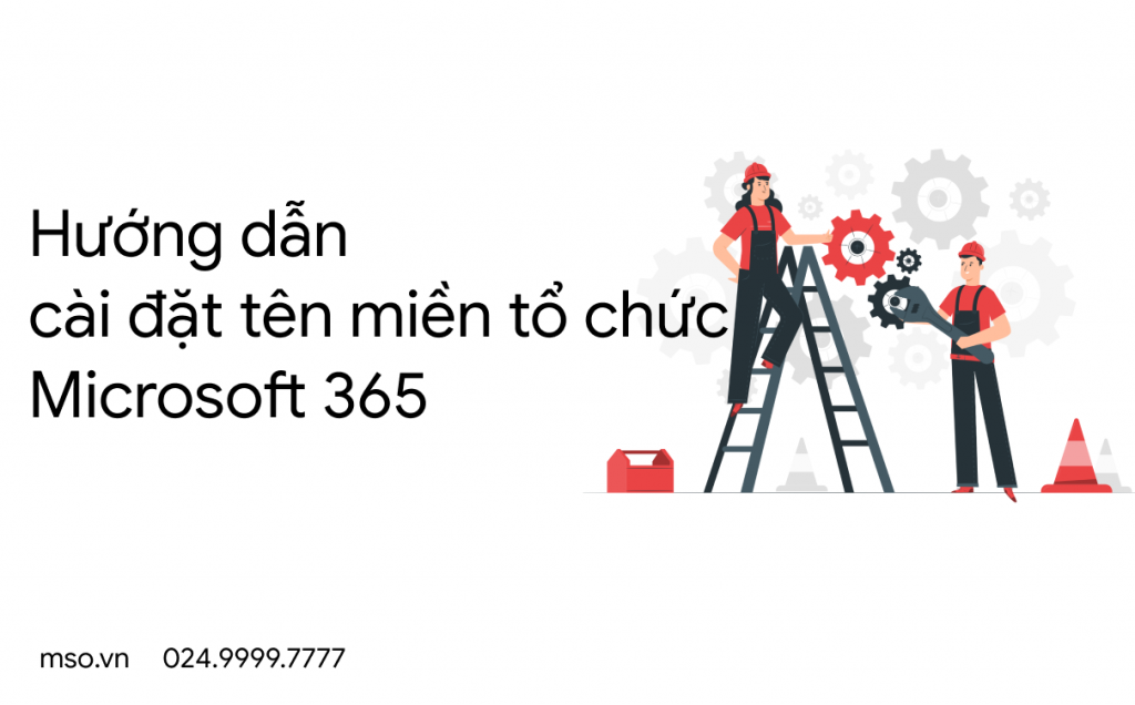 cai dat ten mien microsoft 365