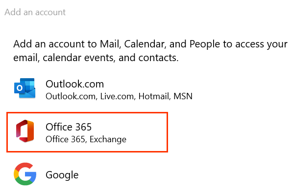 Cài đặt Đăng nhập Microsoft 365 Mail
