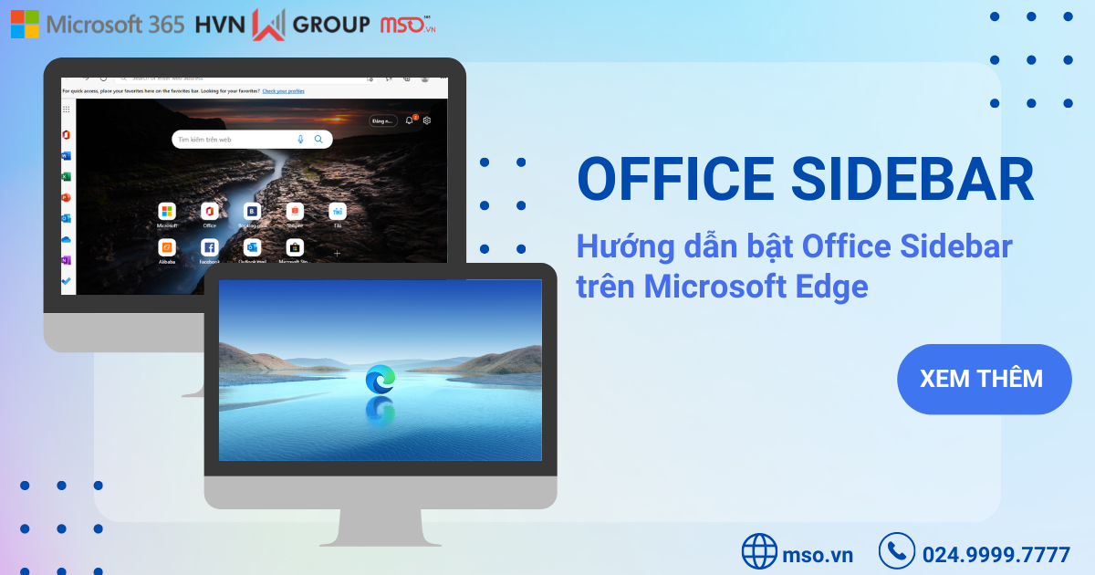 Office Sidebar là gì? Hướng dẫn bật Office Sidebar trong Microsoft Edge