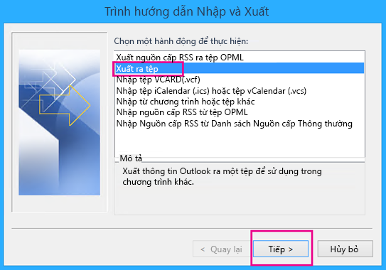 chuyển gmail sang outlook