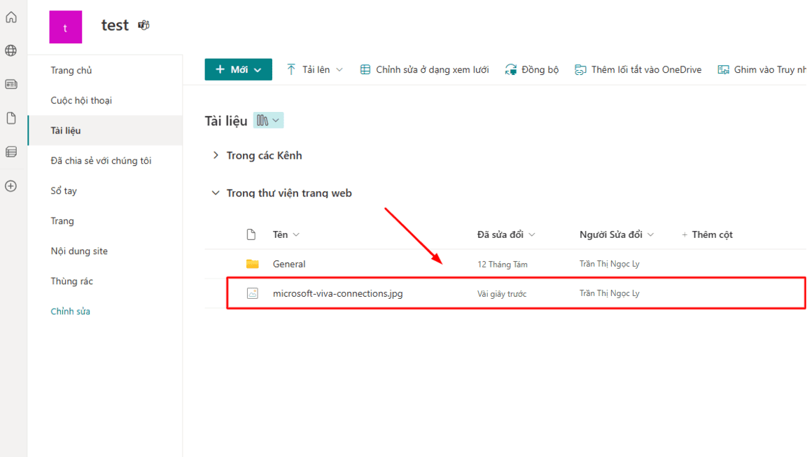 Hướng dẫn cách mở tài liệu trên SharePoint