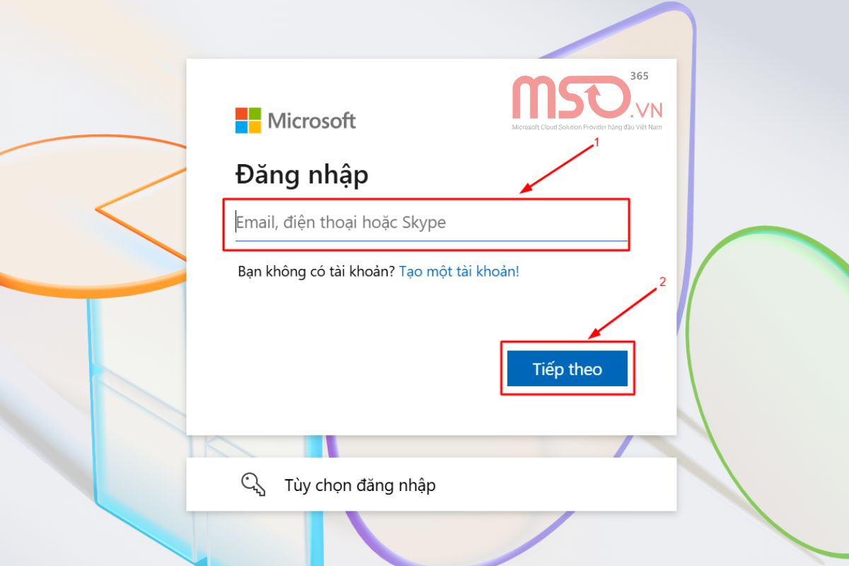 Cách đăng nhập sau khi tải phần mềm Microsoft Teams