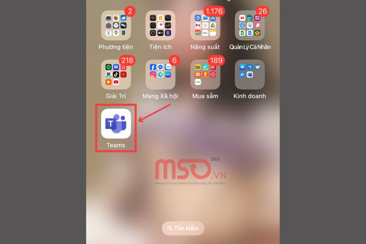 Cách tải phần mềm Microsoft Teams cho điện thoại di động