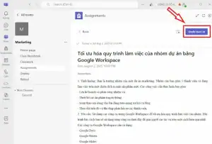 Bạn có thể mở lại bài để kiểm tra file đã gửi