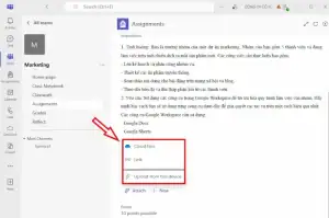 Bạn có thể bấm thêm nhiều tệp nếu bài tập của bạn có yêu cầu hoặc bạn muốn đính kèm bổ sung tài liệu