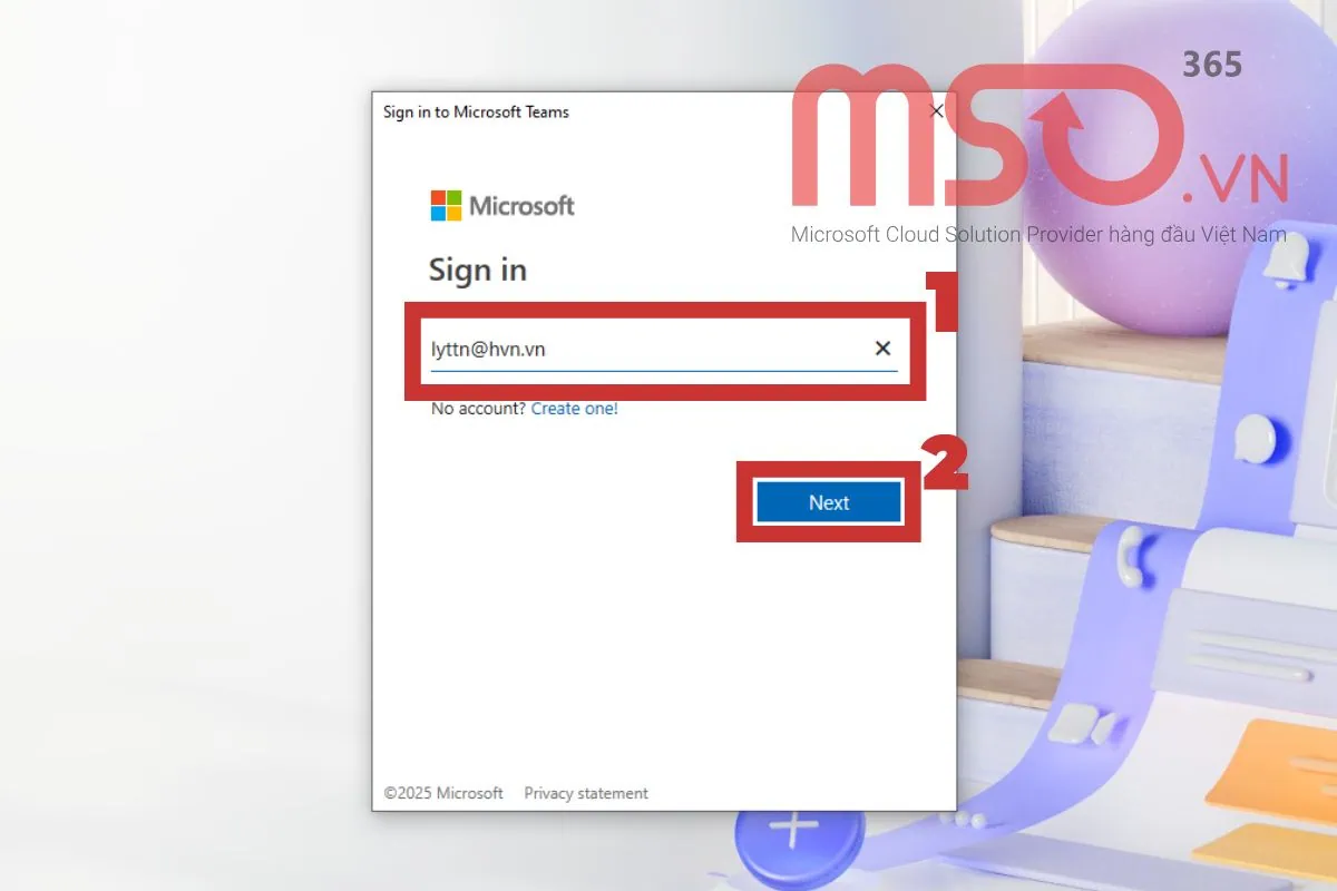 Hướng dẫn Microsoft Teams đăng ký chi tiết