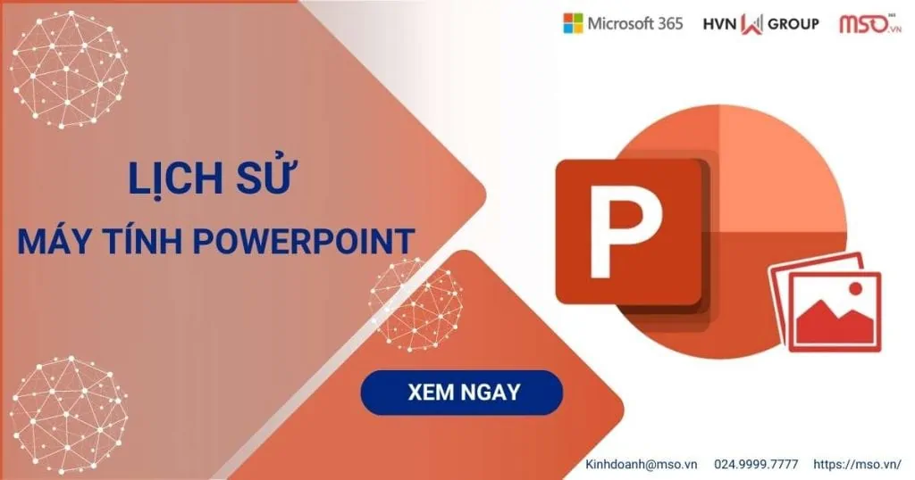 lịch sử máy tính powerpoint