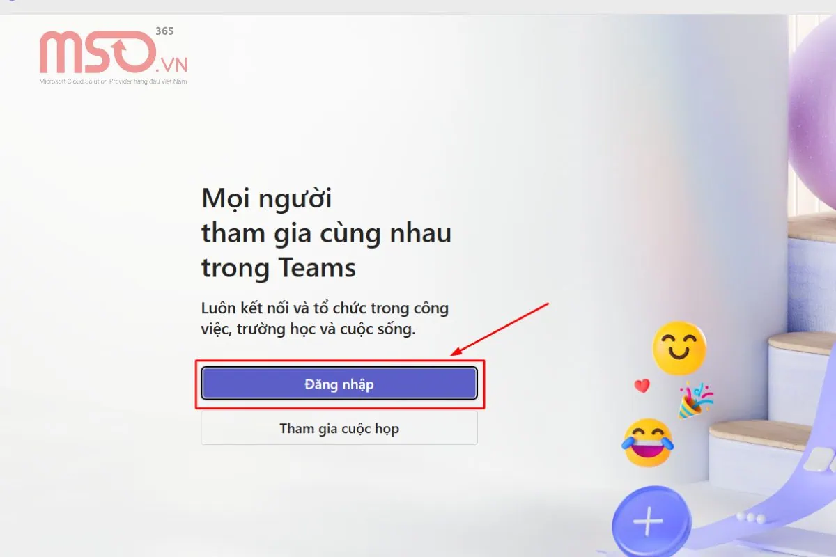 Cách đăng nhập Microsoft Teams trên máy tính với trình duyệt Web