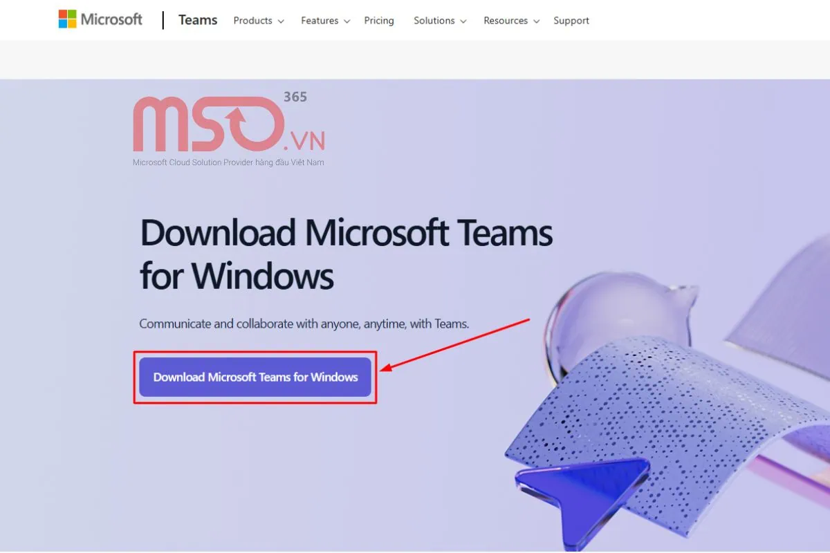 Cách đăng nhập Microsoft Teams trên máy tính trong phần mềm