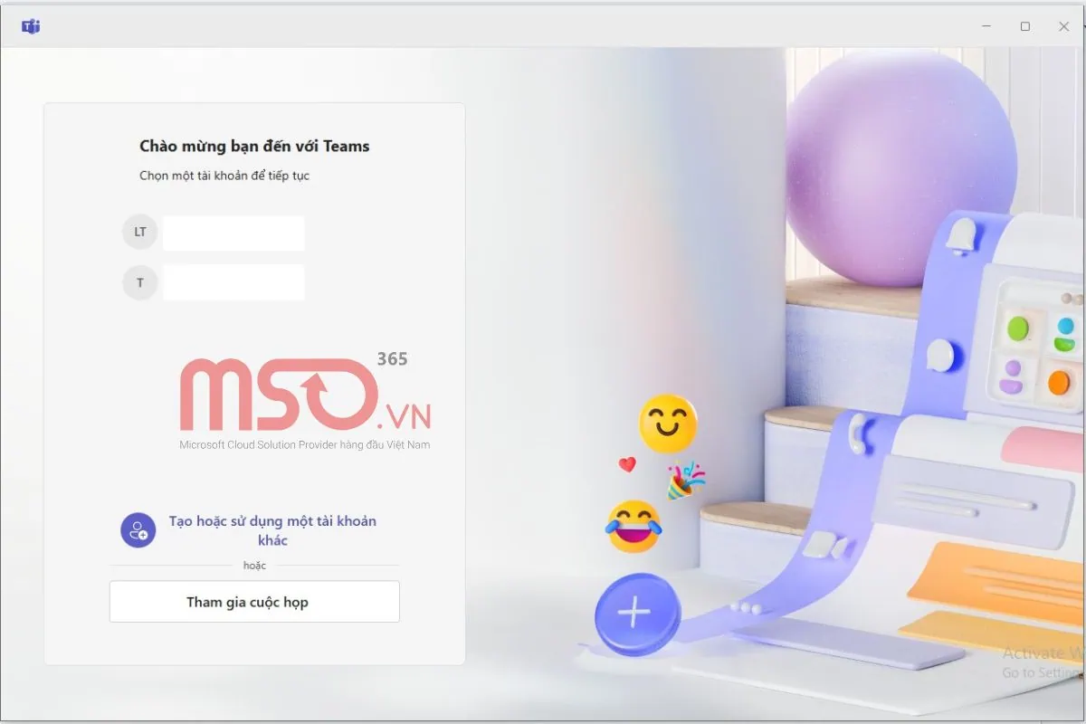 Cách đăng nhập Microsoft Teams trên máy tính trong phần mềm
