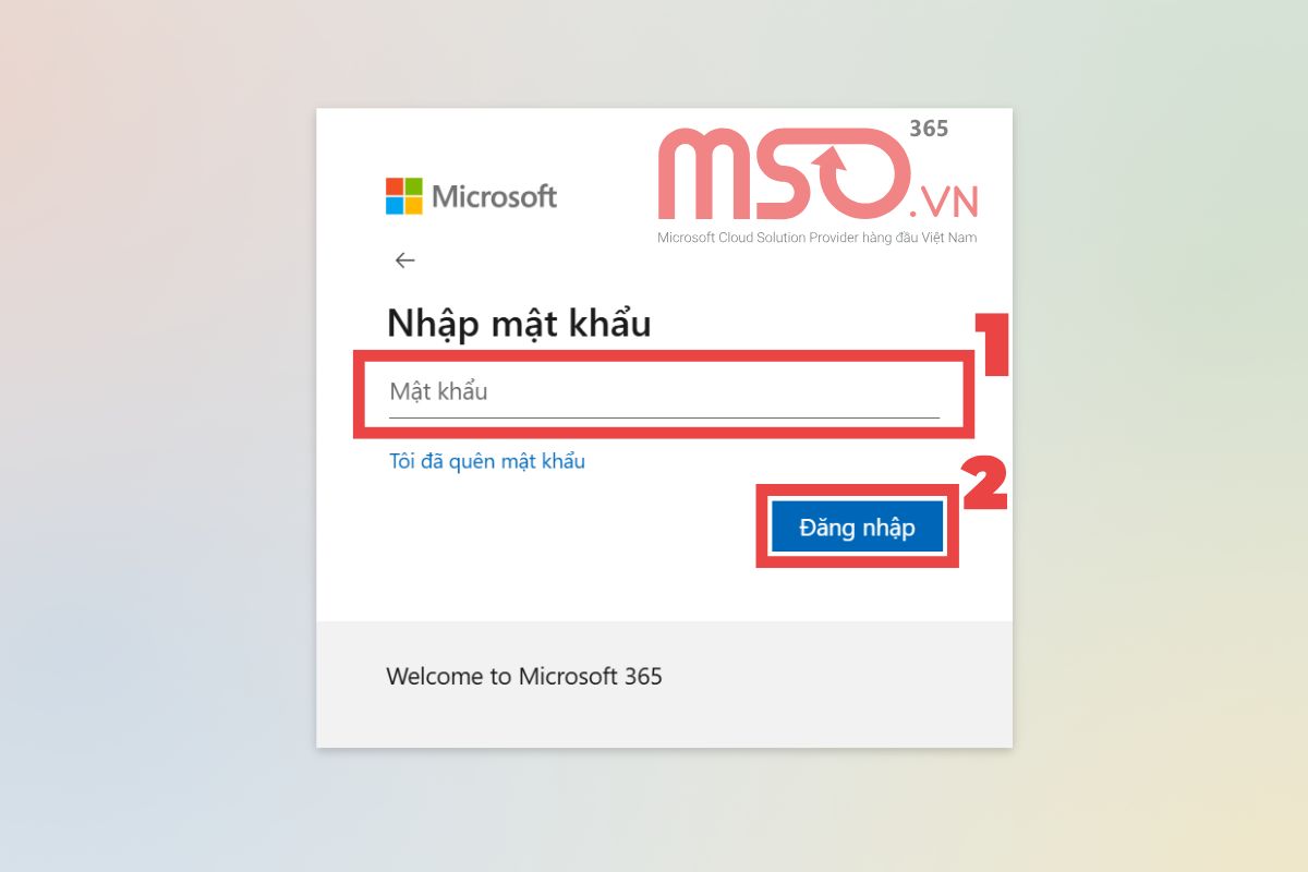 Hướng dẫn chi tiết 02 cách đăng nhập Office 365 trên máy tính