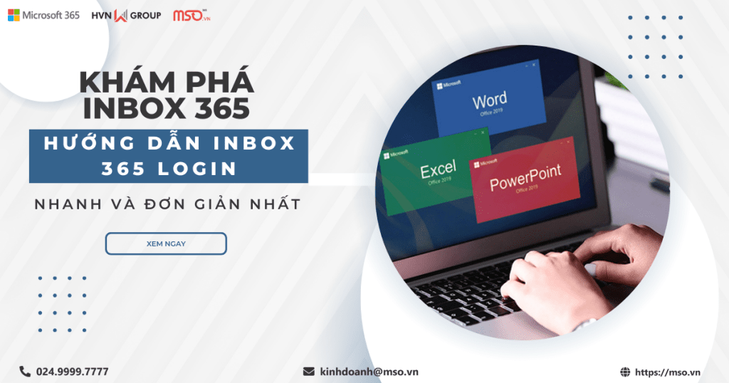 Hướng dẫn inbox 365 login