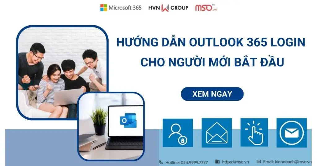 hướng dẫn outlook 365 login cho người mới bắt đầu