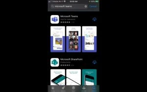 Vào App Store trên Iphone/Ipad > Tìm "Microsoft Teams" . Cài đặt > Đăng nhập hoặc Đăng ký