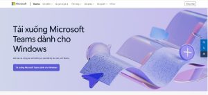 Truy cập vào trang website chính thưc của Microsoft để tải