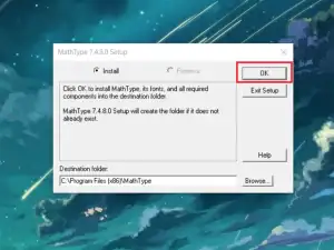 Khởi tạo tiến trình cài đặt