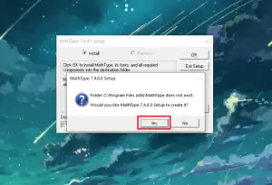 Cho phép hệ thống cài đặt