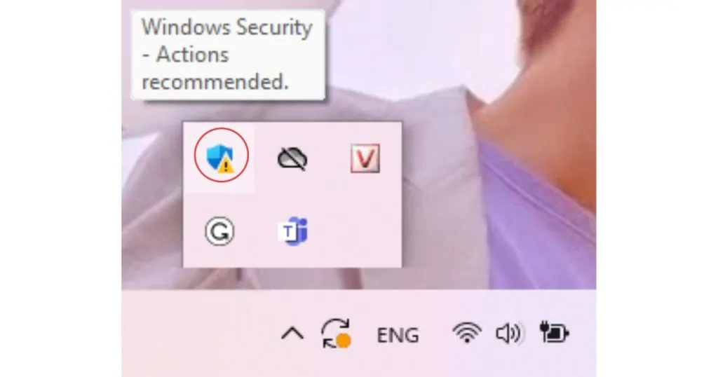 mo windows security trong start 1