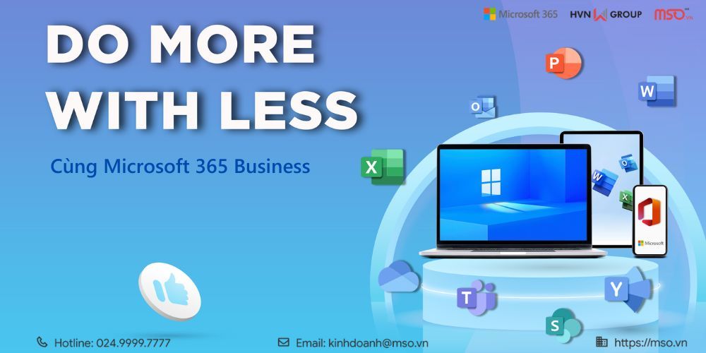do more with less cùng microsoft 365