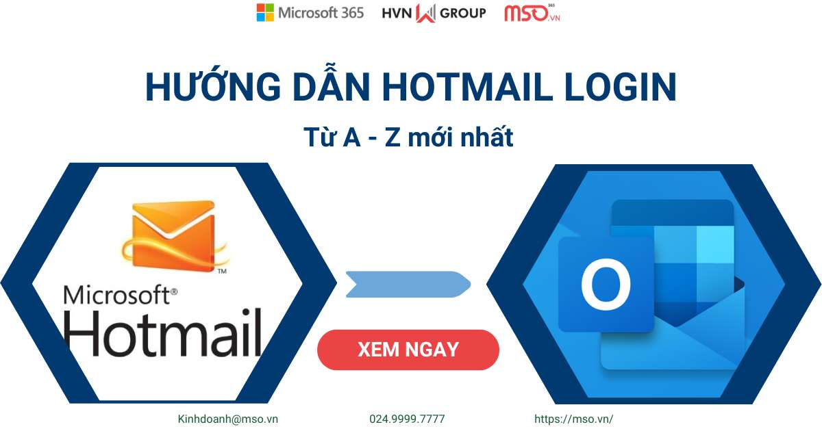 hướng dẫn hotmail login