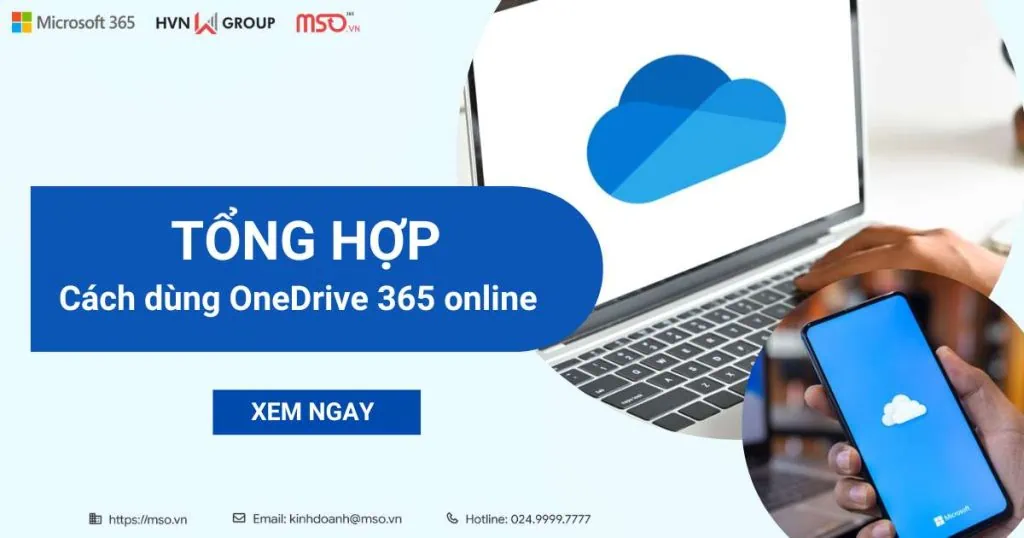 cách dùng onedrive 365 online