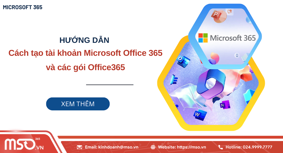 hướng dẫn tạo tài khoản microsoft 365
