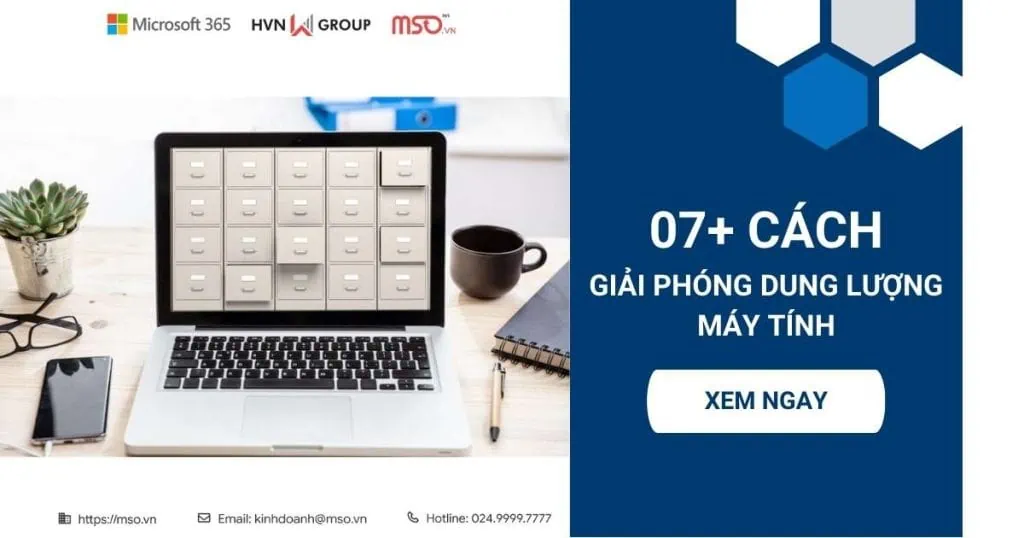 07 cách giải phóng dung lượng