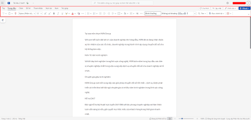 Cách sử dụng Word online 365