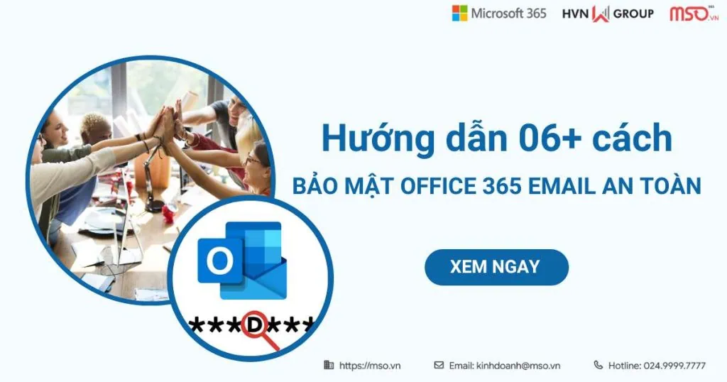 bảo mật office 365 email an toàn