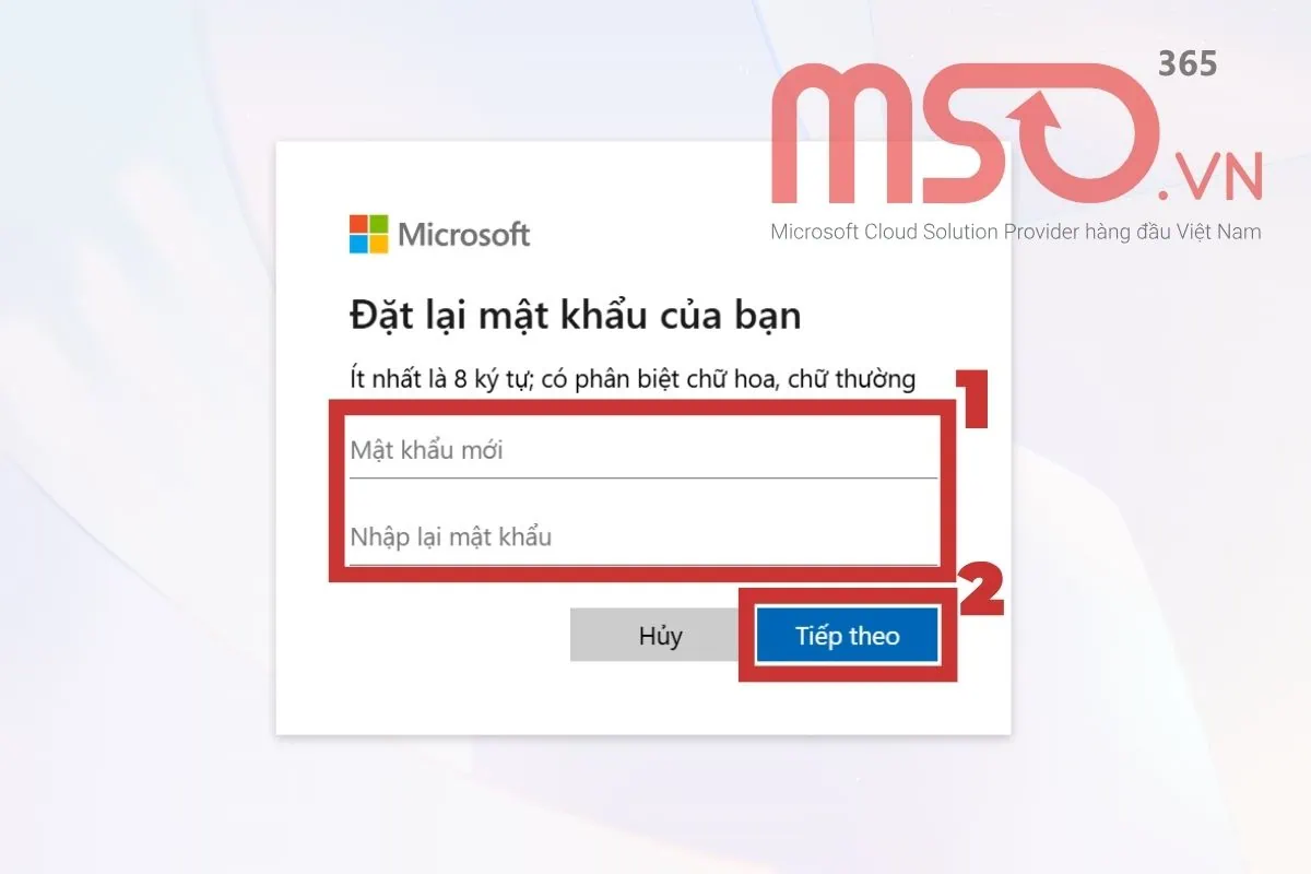 Cách đổi mật khẩu Microsoft khi đã quên mật khẩu