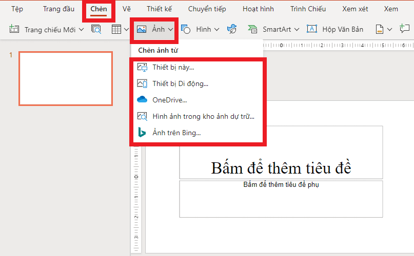 Cách sử dụng PowerPoint 365 online
