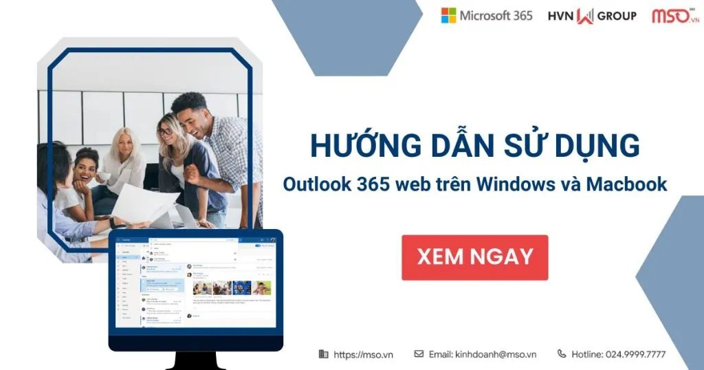 hướng dẫn sử dụng outlook 365 web