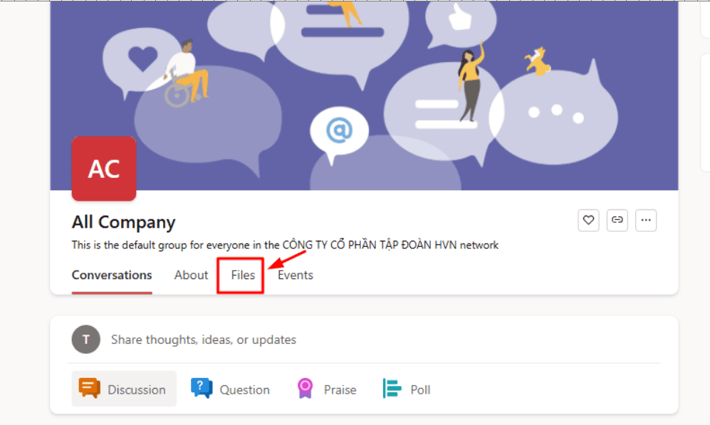 Tìm kiếm tài liệu trong Yammer