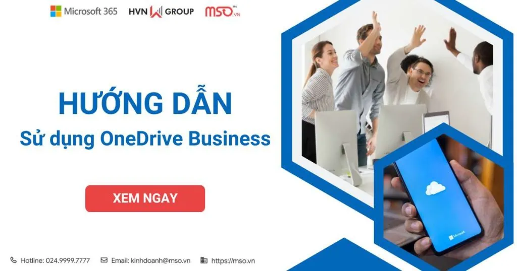 hướng dẫn sử dụng onedrive business