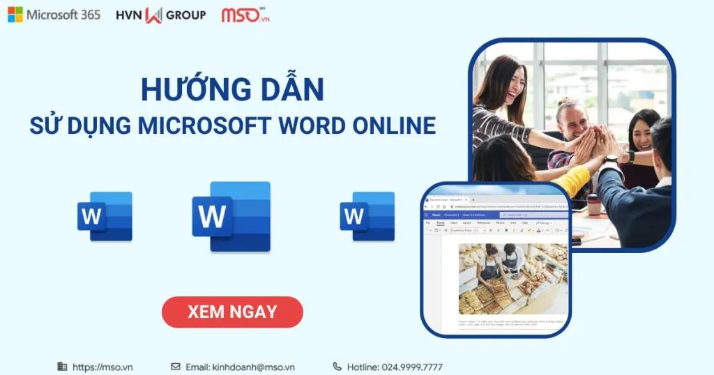 hướng dẫn sử dụng microsoft word online