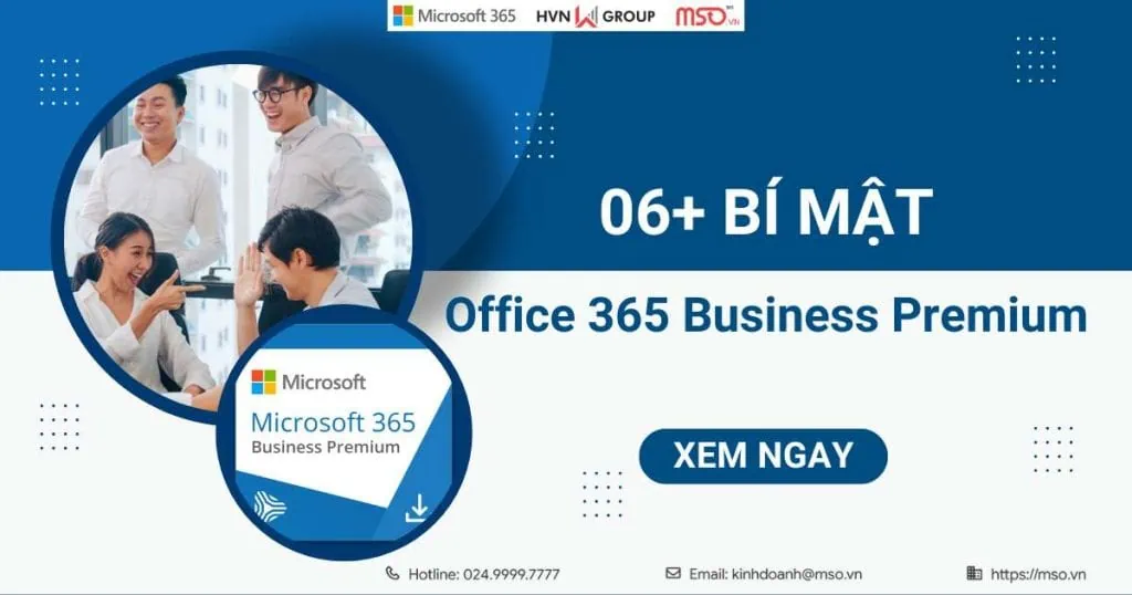 bí mật về office 365 business premium
