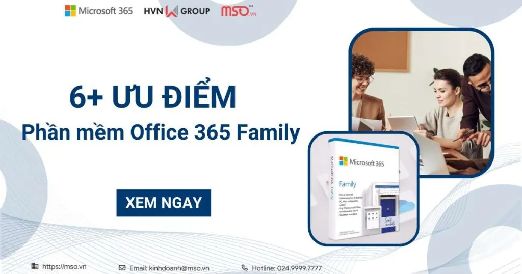 phần mềm office 365 family