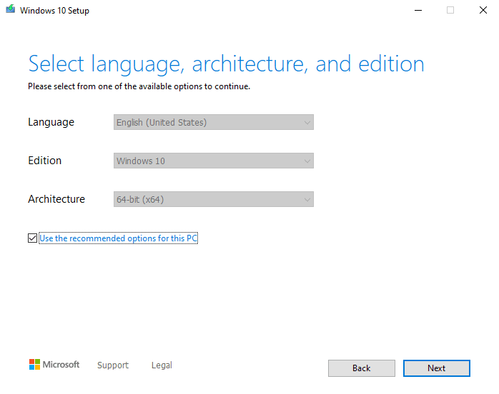 Các bước cài đặt Media Creation Tool Windows 10