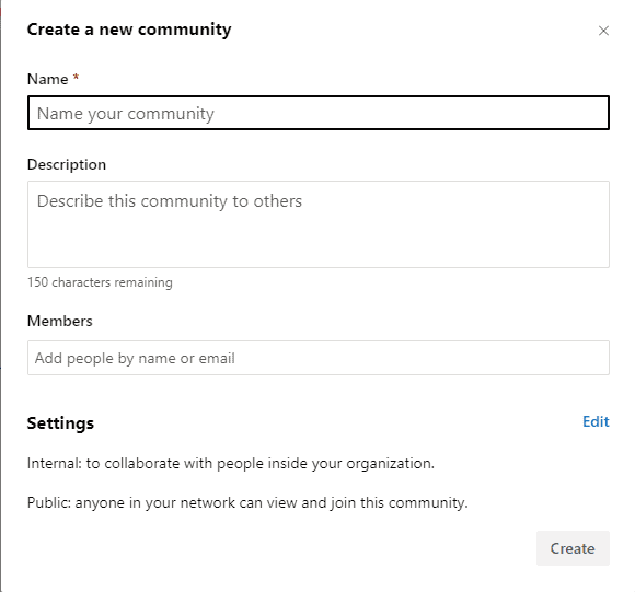 Hướng dẫn tạo nhóm trên yammer