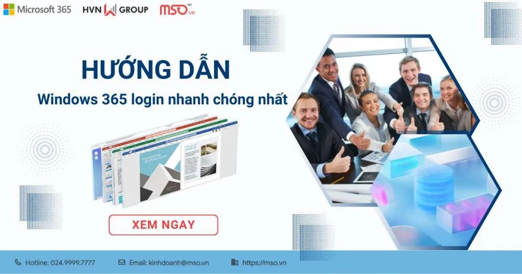 windows 365 login nhanh chóng