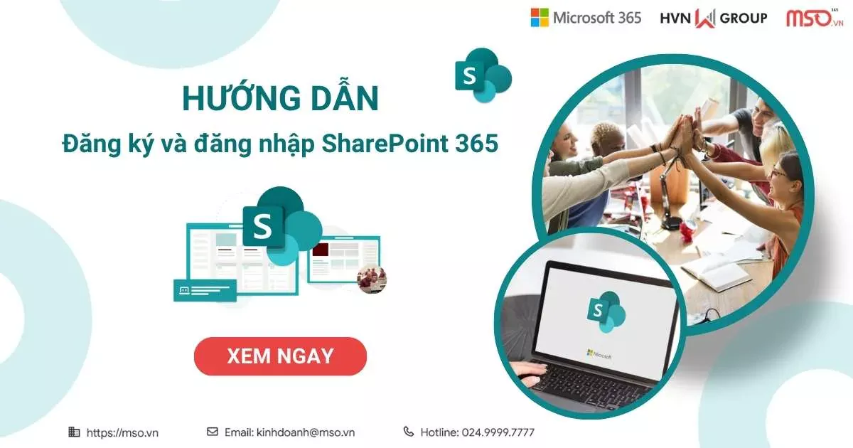 đăng ký đăng nhập sharepoint 365