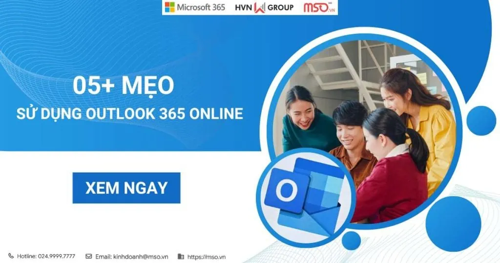 sử dụng outlook 365 online