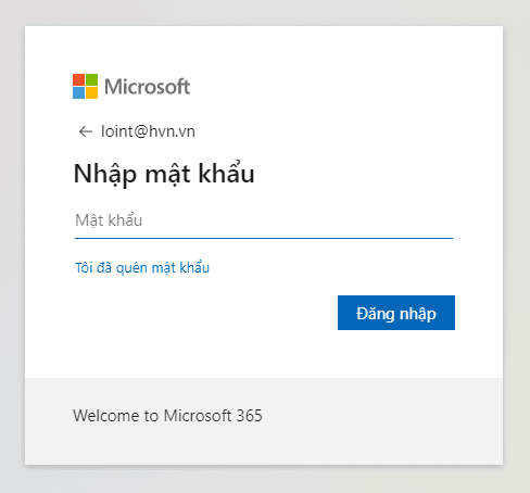 mật khẩu microsoft