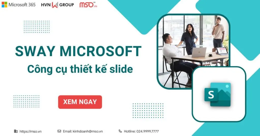 công cụ thiết kế sway microsoft