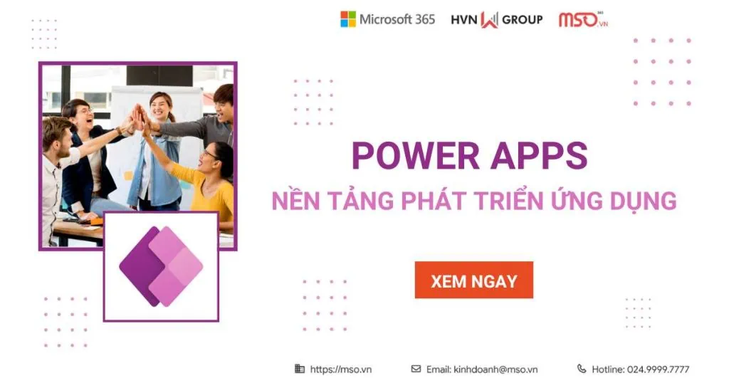 power apps phát triển ứng dụng