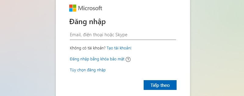 Hướng dẫn cách đăng nhập OneDrive trên Web