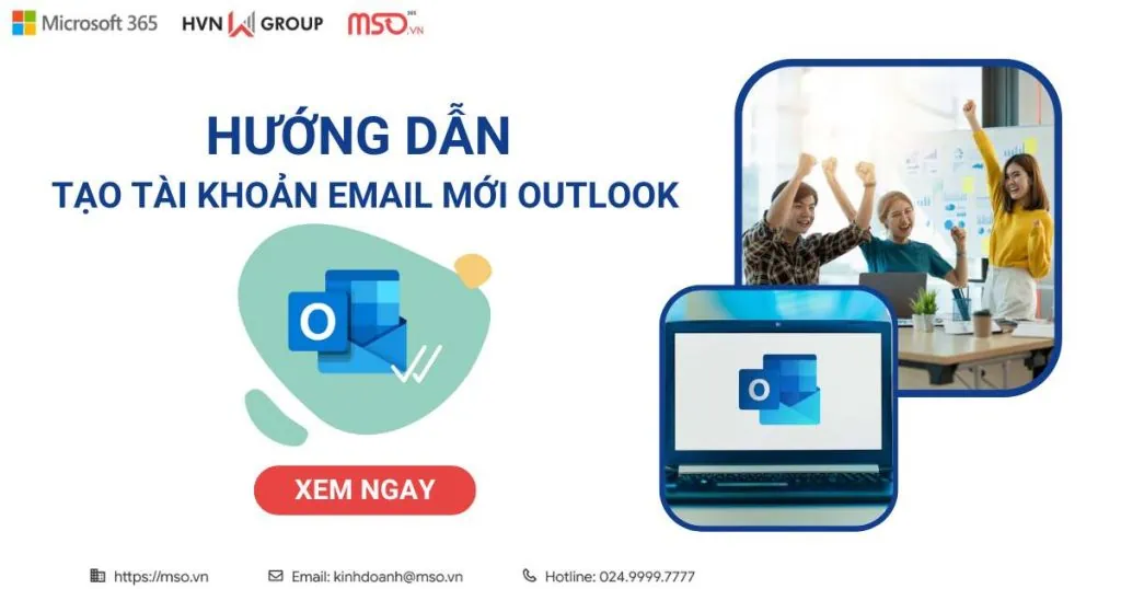 tạo tài khoản email mới outlook