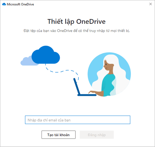 Hướng dẫn cách đăng nhập OneDrive trên máy tính