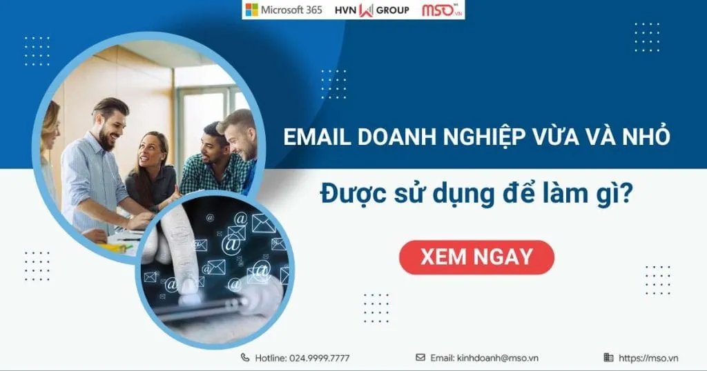 email doanh nghiệp vừa và nhỏ
