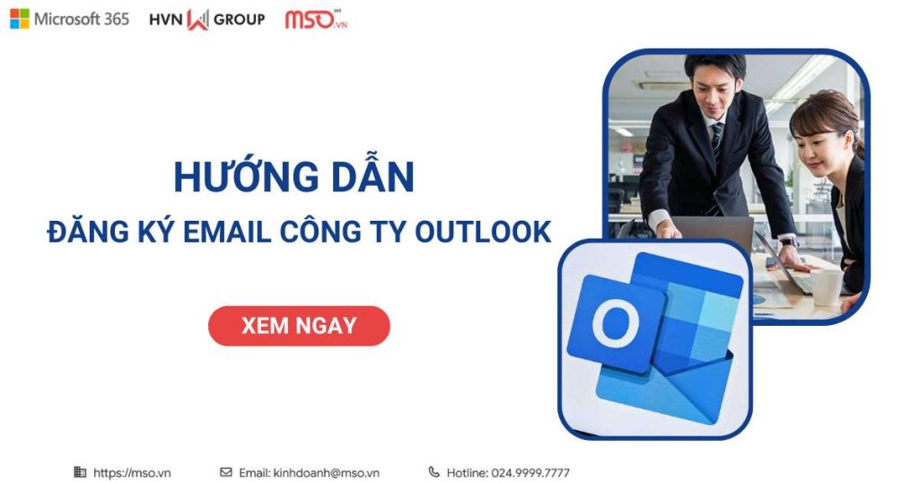 hướng dẫn đăng ký email công ty